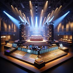 Техническое оснащение сцены, звука и света